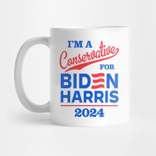 I'm a Conservative For Biden 2024 Mug